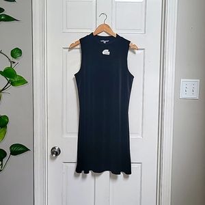 NWT - Annalee + Hope - Black Velvety Mini Swing Dress - Size L